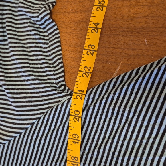 Comfy USA Blue/Black Striped Tunic - Picture 5 of 6